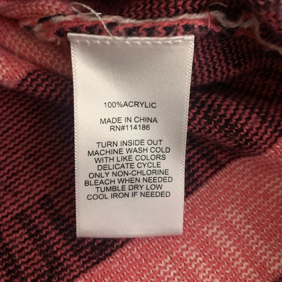 Juicy By Juicy Couture Crew Neck Long Sleeve Pink Cozy Logo Pullover Sweater 1X - Picture 13 of 13